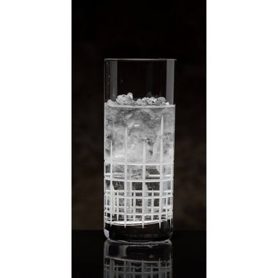 Set of 4 Manhattan Highball Drinkware 13.75oz Glasses - Stolzle Lausitz: Lead-Free Crystal, Dishwasher-Safe Glassware