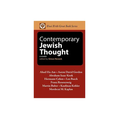 Contemporary Jewish Thought - by Simon Noveck (Paperback)