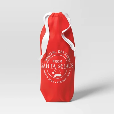 Christmas Special Delivery Santa Gift Sack Red - Wondershop