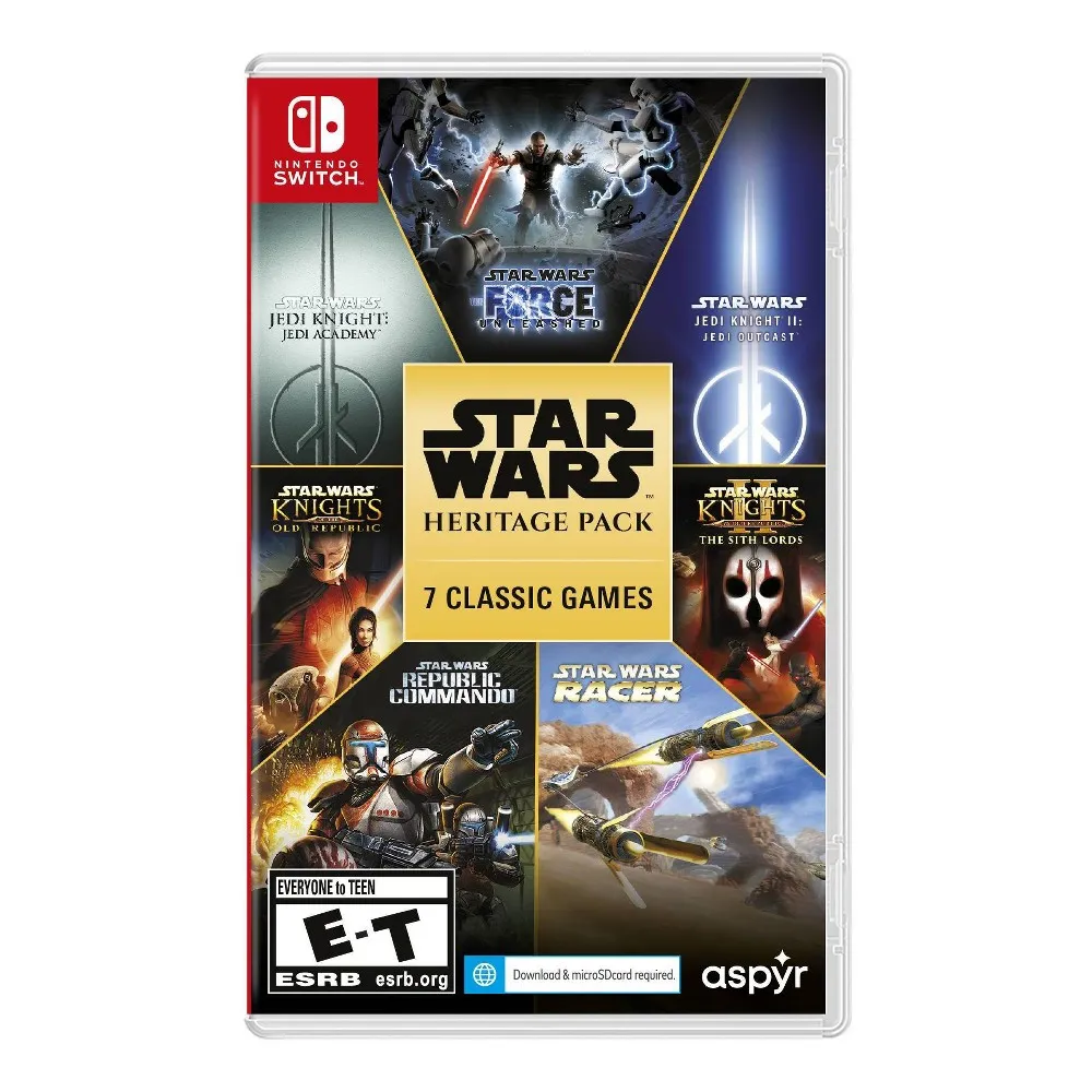 Star Wars Heritage Pack - Nintendo Switch: Classic Collection, Action RPG  Racing, Local Multiplayer | The Market Place