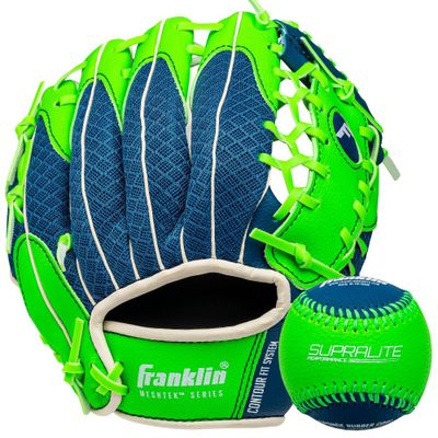 Franklin Sports 9.5 Meshtek Glove with Ball