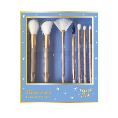 Holler and Glow Makeup Brush Set Cylinder Gift Set - 7ct