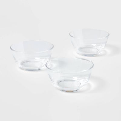 8oz 3pk Plastic Mini Bowls - Room Essentials