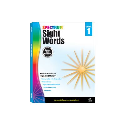 Spectrum Sight Words, Grade 1 - (Paperback)