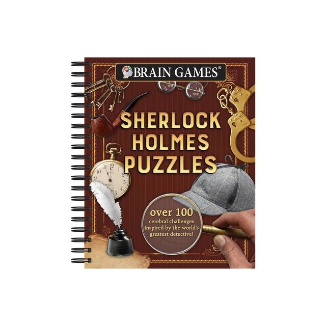 Brain Games - Sherlock Holmes Puzzles (#1) - by Publications International Ltd & Brain Games (Spiral Bound)