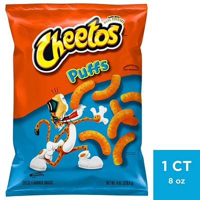 Cheetos puffs cheese flavoured snacks - 8oz