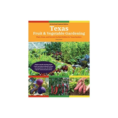 Texas Fruit & Vegetable Gardening, 2nd Edition - (Fruit & Vegetable Gardening Guides) by Greg Grant (Paperback)