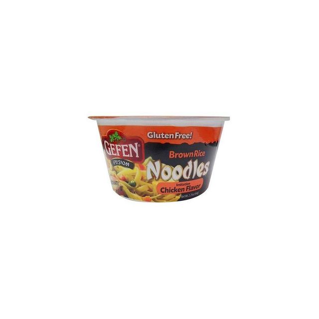 Gefen Gluten Free Brown Rice Noodle Bowl Chicken Flavor 2.25oz