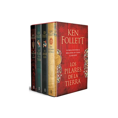 Estuche Saga: Los Pilares de la Tierra / Kingsbridge Novels Collection. (4 Boo K S Boxed Set) - by Ken Follett (Paperback)