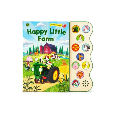 John Deere Kids Happy Little Farm - by Jack Redwing (Board Book)