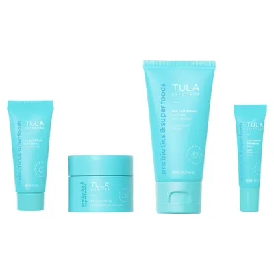 TULA SKINCARE On The Go Best Seller Travel Kit - 4pc - Ulta Beauty