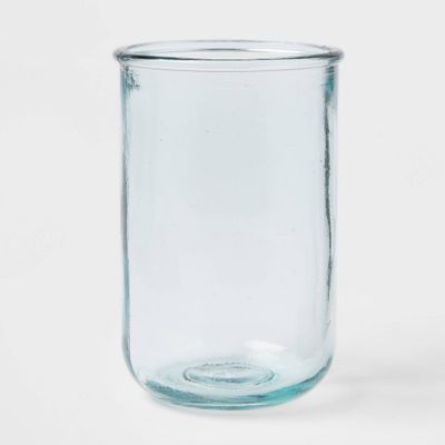14oz Glass Potomac Tall Tumbler - Threshold: Recycled Glass Drinking Cup, Dishwasher-Safe, Traditional Style