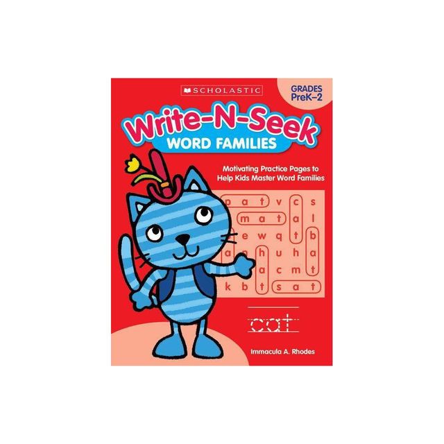 Write-N-Seek: Word Families - by Immacula A Rhodes (Paperback)