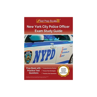 New York City Police Officer Exam Study Guide - by Lydia Morrison (Paperback)