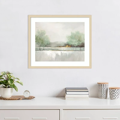 Amanti Art Natures Brushwork by Irena Orlov Wood Framed Wall Art Print