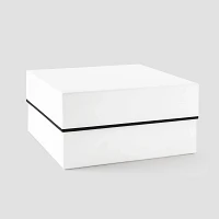 Square Gift Box Black/White - Sugar Paper + Target