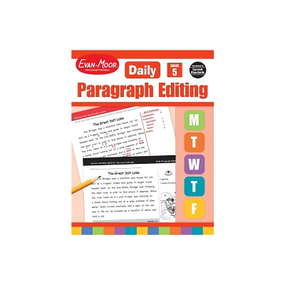 Daily Paragraph Editing, Grade 5 Teacher Edition - by Evan-Moor Educational Publishers (Paperback)