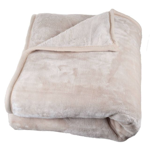 Solid Soft Heavy and Thick Plush Mink Throw Blanket