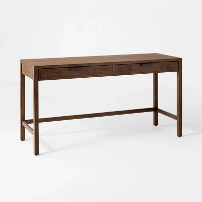 Dosinia 60 Desk Brown - Threshold designed with Studio McGee