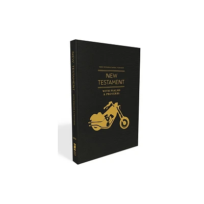 Niv, New Testament with Psalms and Proverbs, Pocket-Sized, Paperback, Black Motorcycle, Comfort Print - by Zondervan