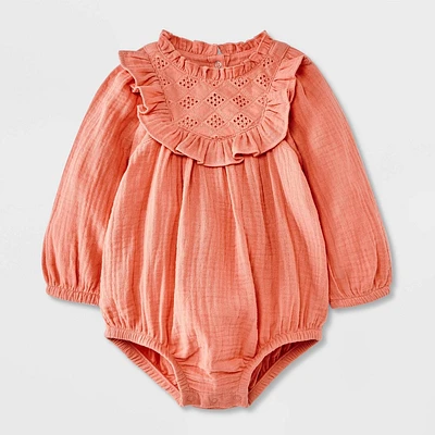 Baby Girl Gauze Romper