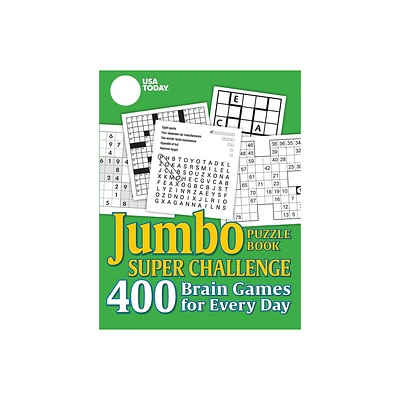 USA Today Jumbo Puzzle Book Super Challenge - (USA Today Puzzles) by Usa Today (Paperback)