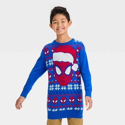 Boys Marvel Spider-Man Snowflake Sweater