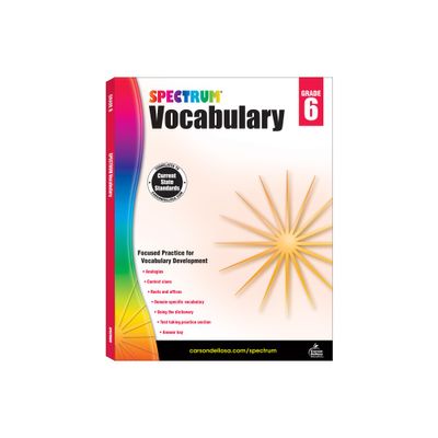 Spectrum Vocabulary, Grade 6 - (Paperback)