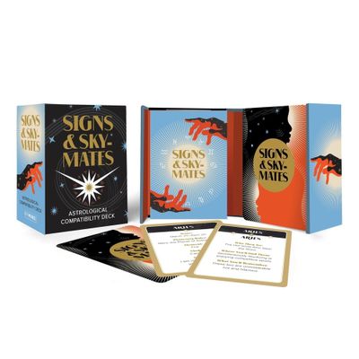 Signs & Skymates Astrological Compatibility Deck - (Rp Minis) by Doss-Via Trenou (Paperback)