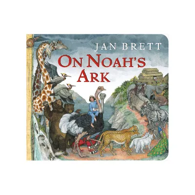 On Noahs Ark (Oversized Lap Board Book) - by Jan Brett