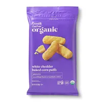 Organic White Cheddar Baked Puffs - 10oz - Good & Gather