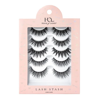 House of Lashes 100% Cruelty-Free Faux Mink Fibers False Eyelashes Set - 5pr