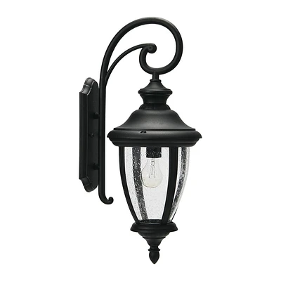 Robert Stevenson Lighting Robert Stevenson Lighting Prestwick Metal and Glass Outdoor Light Matte Black