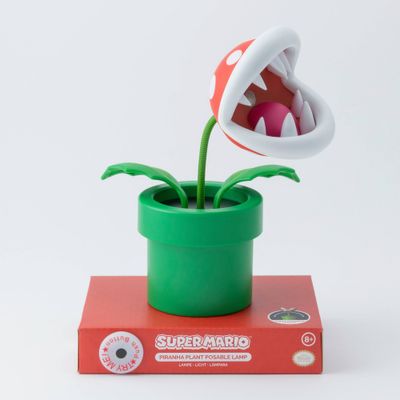 Nintendo Super Mario Bros. LED Posable Collectible Light - Mini Piranha Plant