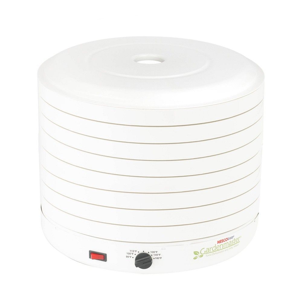 Gardenmaster 4-Tray Expandable White Food Dehydrator with Temperature Control Gardenmaster 4-Tray Expandable White Food Dehydrator with Temperature Control