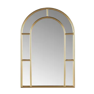 Regina Gold Arched Wall Mirror - Martha Stewart