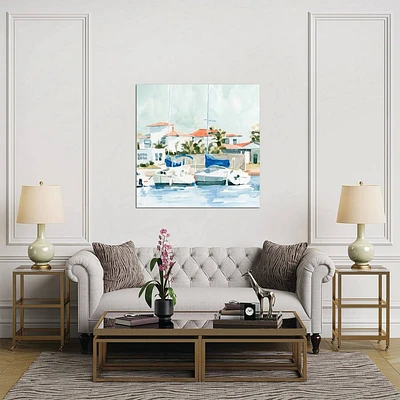 Beach Town Summer II by Emma Caroline Unframed Wall Canvas - iCanvas: Modern Nautical