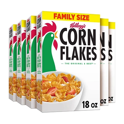 Kelloggs Corn Flakes Cereal Case - 6ct / 6.75lb