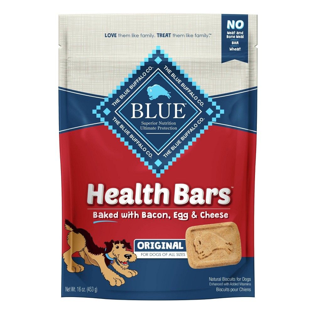 Blue Buffalo Bacon, Egg & Cheese Health Bar For Dog Dog Treats - 16oz |  Connecticut Post Mall