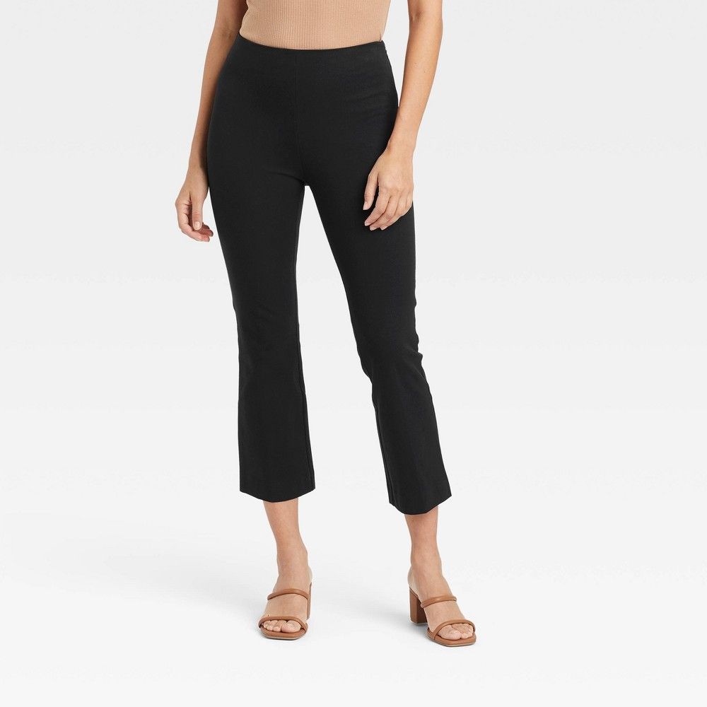 A New Day Womens Super-High Rise Slim Fit Cropped Kick Flare Pants - A New  Day Black 18 | The Shops at Willow Bend