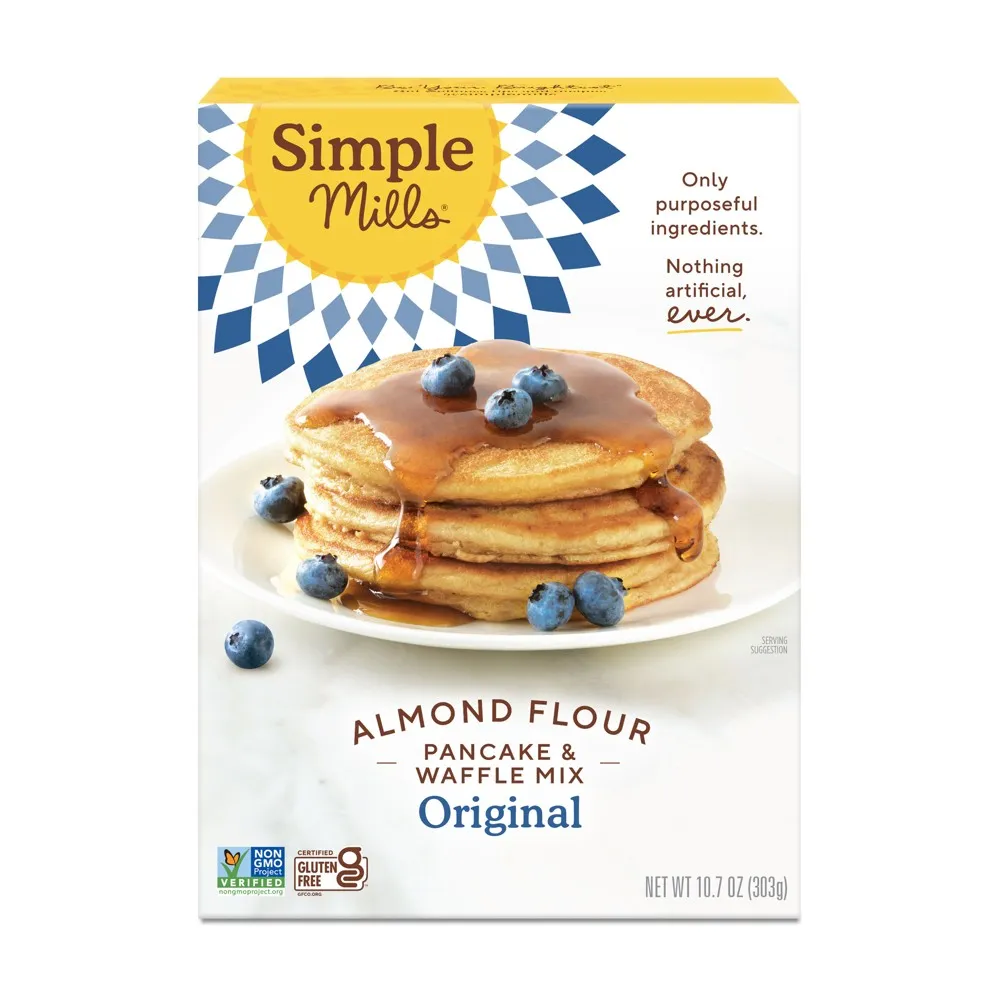 Simple Mills Gluten Free Pancake & Waffle Almond Flour Mix - 10.7oz