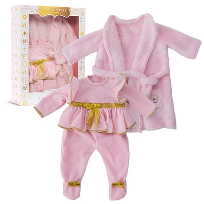 FAO Schwarz Toy Doll Fashion PJ and Robe