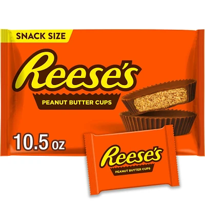 Reeses Milk Chocolate Peanut Butter Cups Snack Size Candy