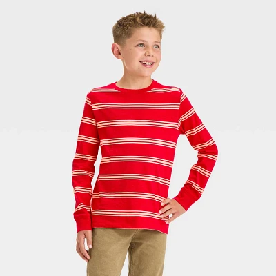 Boy Long Sleeve Striped T-Shirt