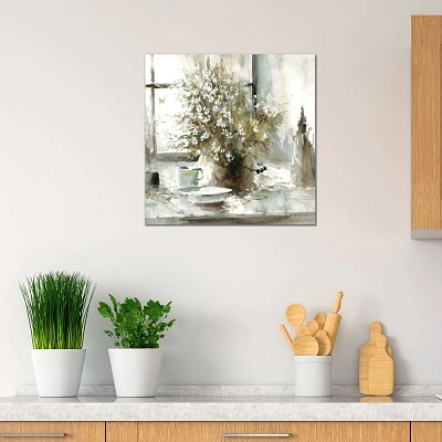 iCanvas Daisy Still Life by George Bjorkland Canvas Print Wall Art