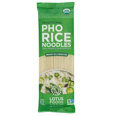 Lotus Foods Organic Pho Rice Noodles - 8oz