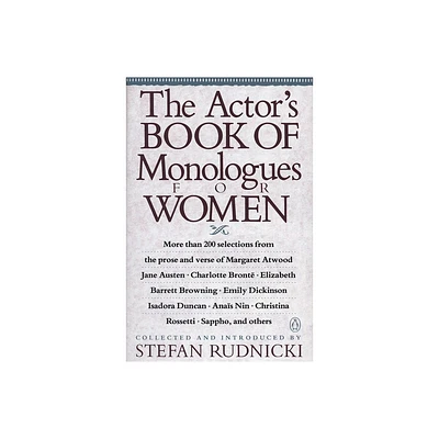 The Actors Book of Monologues for Women - by Various (Paperback)