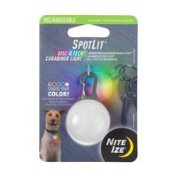 Nite Ize SpotLit Rechargeable Carabiner Light Disc-O Dog Collar