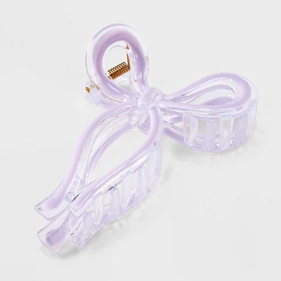 Bow Hair Claw Clip - Wild Fable Lavender