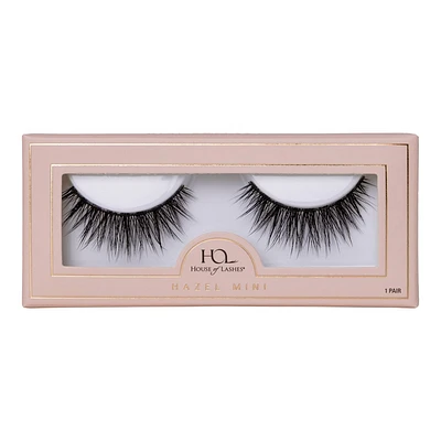 House of Lashes Hazel Mini Soft Volume 100% Cruelty-Free Faux Mink Fibers False Eyelashes - 1pr